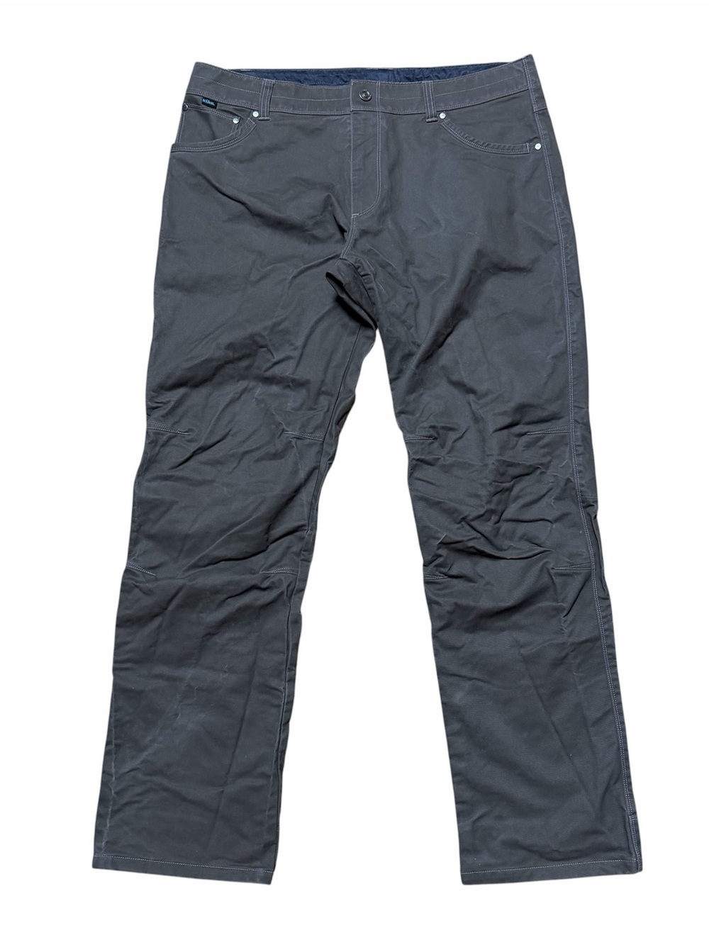KÜHL Rydr Pants Men’s Size 38x34 Dark Moss Vintage Patina Dye Outdoor Hiking